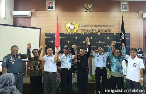 Kepala Kantor Imigrasi Tembilahan hadiri Pisah Sambut Kepala Bea Cukai Tembilahan